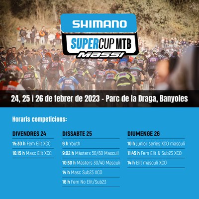Afectacions de la Shimano Super Cup Massi de BTT a Banyoles