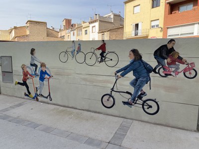 Banyoles convoca un nou concurs per pintar un mural dedicat a la mobilitat