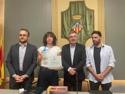 Banyoles homenatja a Laia Pèlachs, medalla de plata al Mundial de Piragüisme