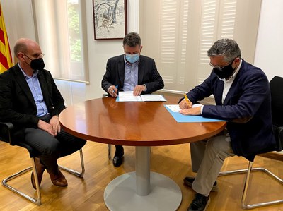 Banyoles signa un conveni de col·laboració amb grup Bon Preu en el marc del procés de selecció de personal pel nou Esclat