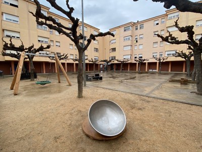 L’Ajuntament de Banyoles millora la plaça Rocacorba de Canaleta