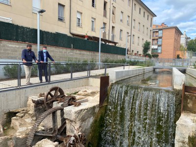 L’Ajuntament de Banyoles rehabilita i recupera el darrer tram del rec Major