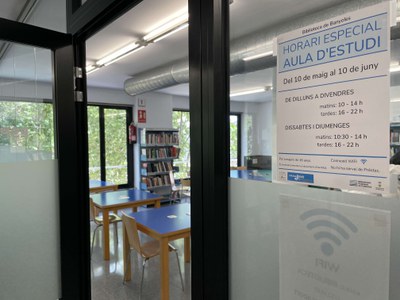 La Biblioteca de Banyoles facilita l’estudi per als majors de 16 anys
