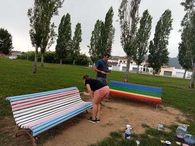La comarca del Pla de l’Estany s’omple de color en motiu del Dia Internacional de l’Orgull LGBTI