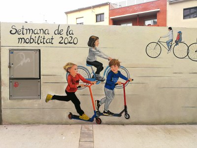 Nou concurs de pintura mural sobre la bicicleta 2021, anima't i presenta-t'hi!