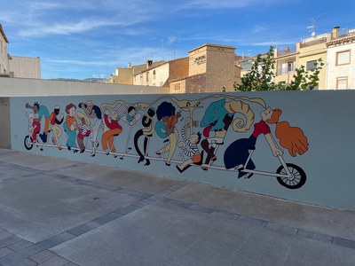Obert el quart concurs de pintura mural de la bicicleta