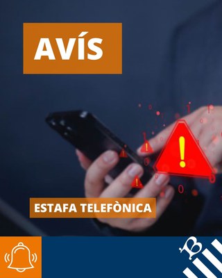 S'han detectat diversos intents d'estafes telefòniques on els estafadors truquen fent-se passar per l'Ajuntament de Banyoles